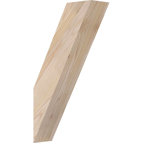 Ekena Millwork 3 1/2"W x 10"D x 18"H Traditional Smooth Knee Brace, Douglas Fir BRC04X10X18TRA00SDF - main